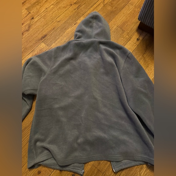 Betty Boop Charcoal Zip-Up Hoodie Fleece - Picture 4 of 4